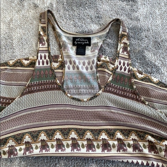 Torn by Ronny Kobo Elephant print tank top - Picture 3 of 10